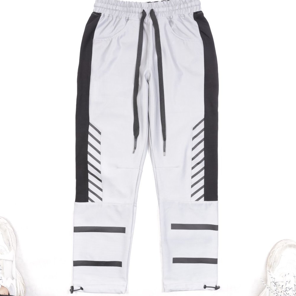 Men's Reflective Worldwide Pants in Silver